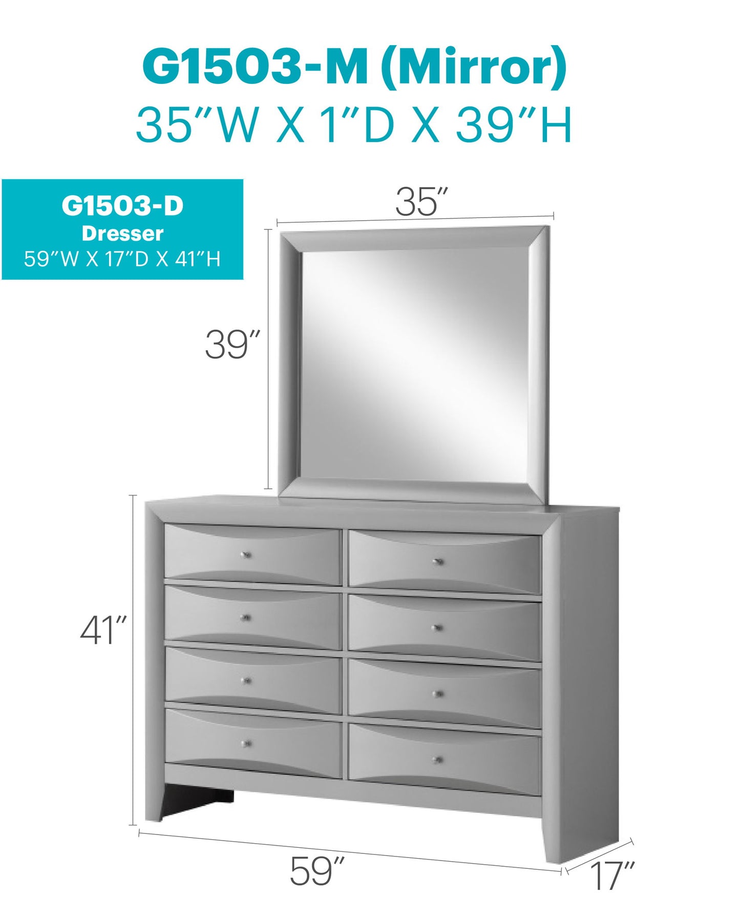 Glory Furniture - Marilla - Dresser