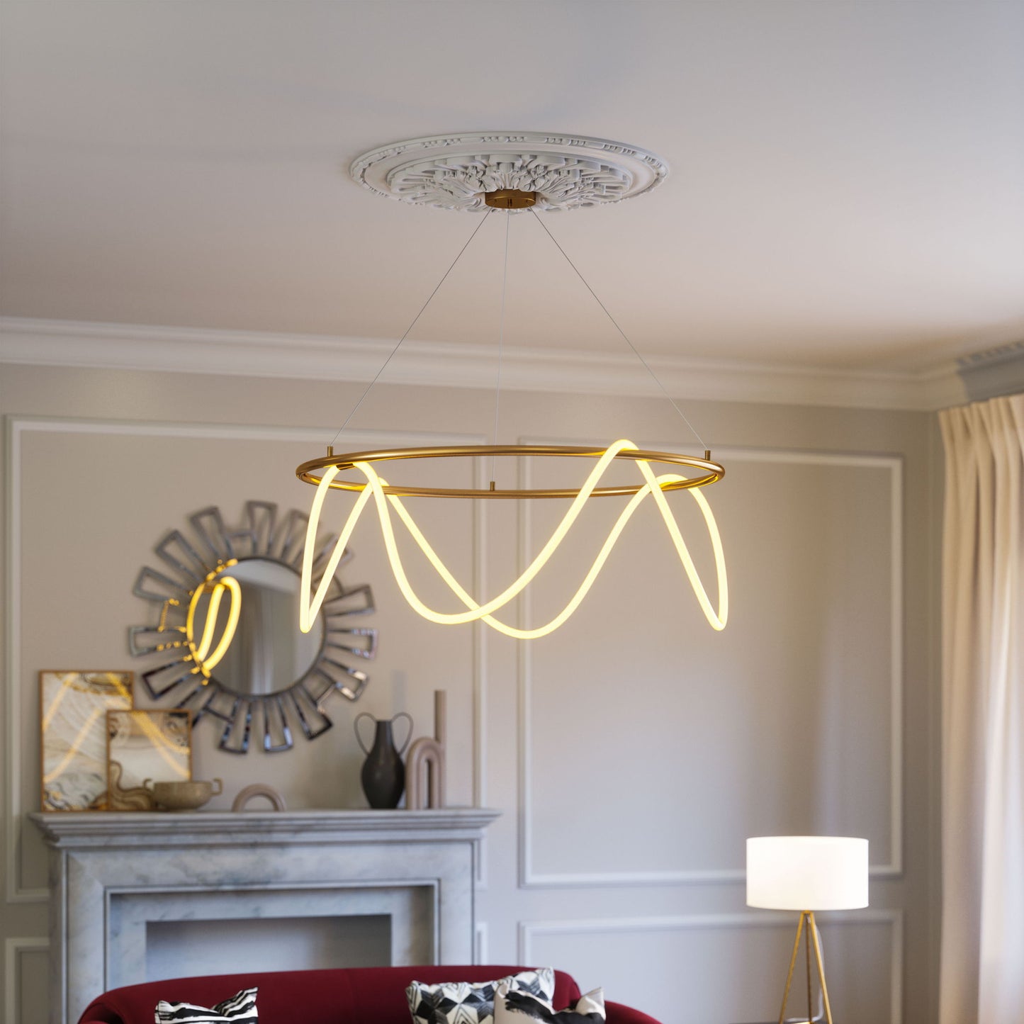 Wiber - Ceiling Lamp - Brass
