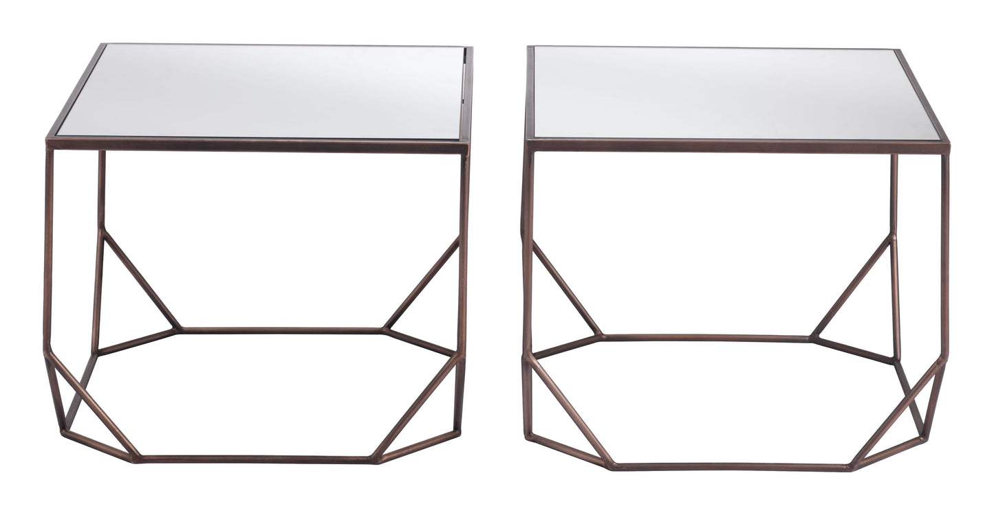 Arzon - Coffee Table Set - Bronze