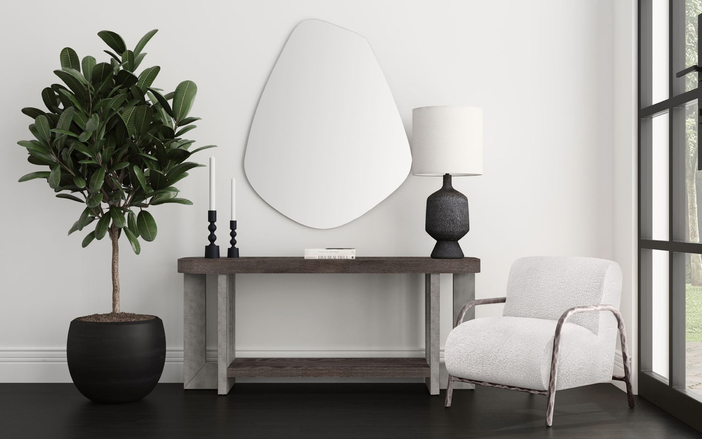 Carlton - Wall Mirror - Silver