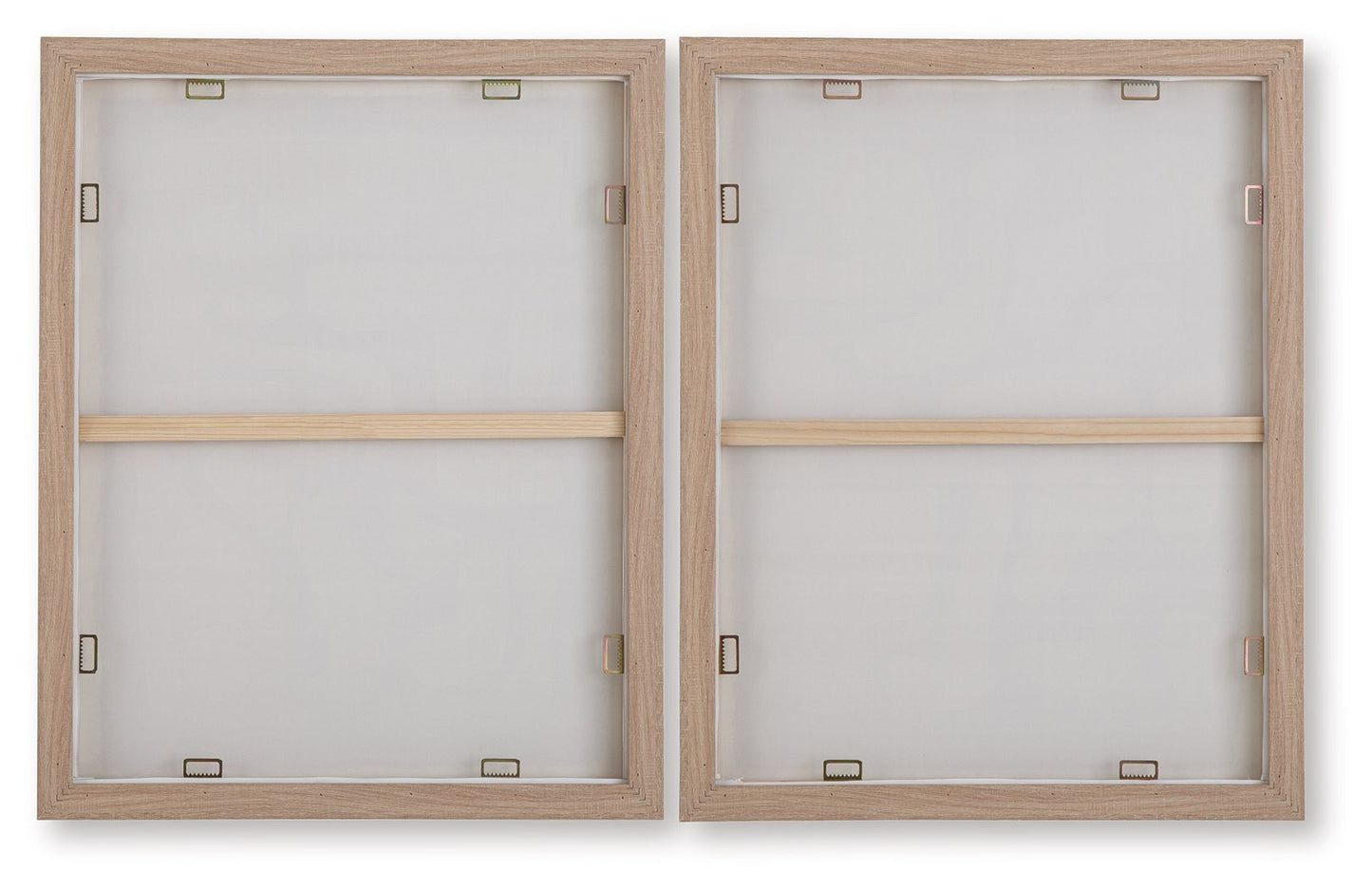 Waldett - Wall Art Set (Set of 2) - Beige / White