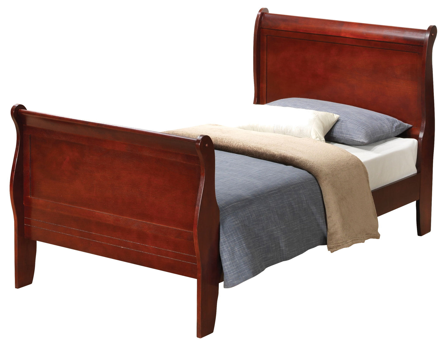 Glory Furniture - Louis Phillipe - Sleigh Bed