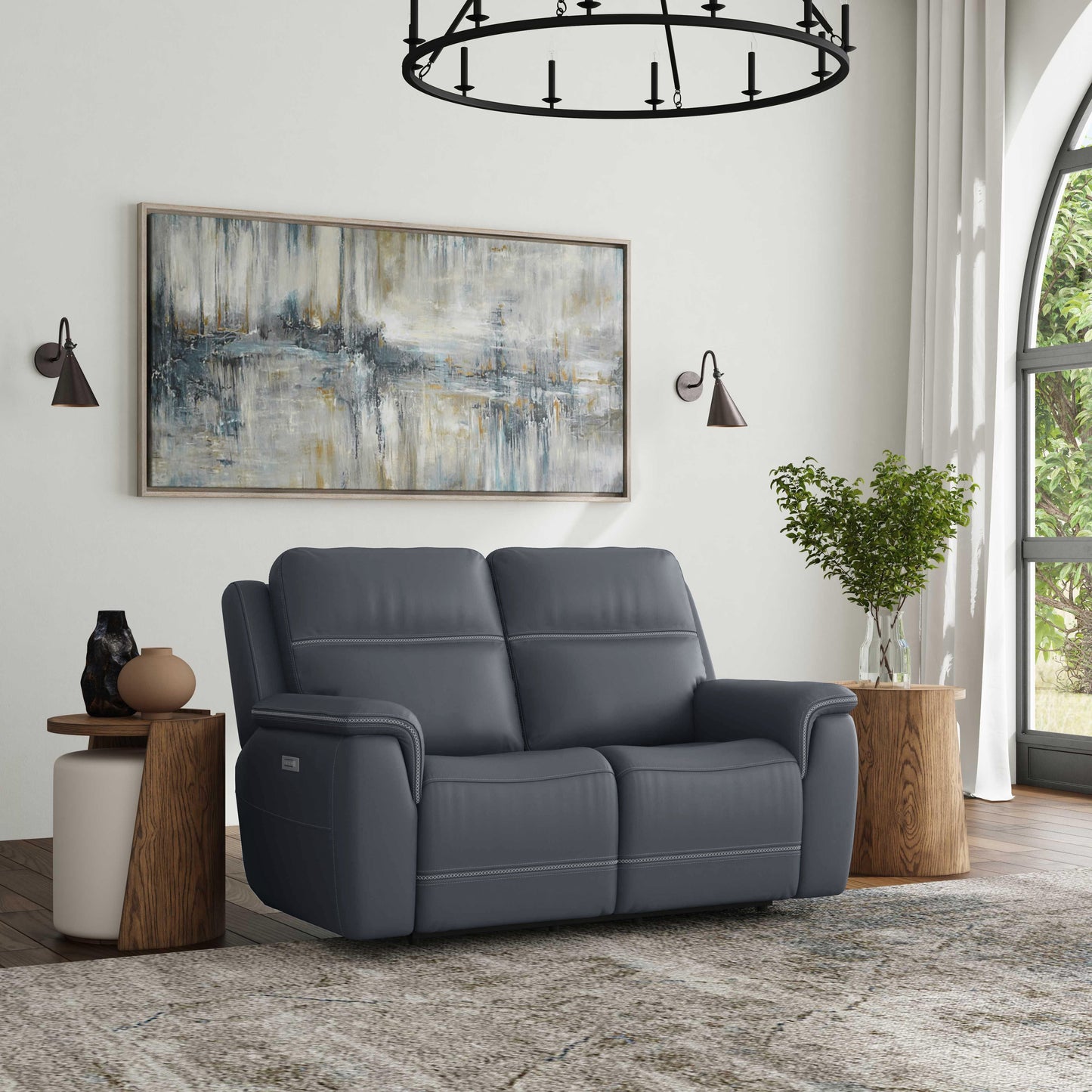 Sawyer - Power Reclining Loveseat With Power Headrests, Lumbar