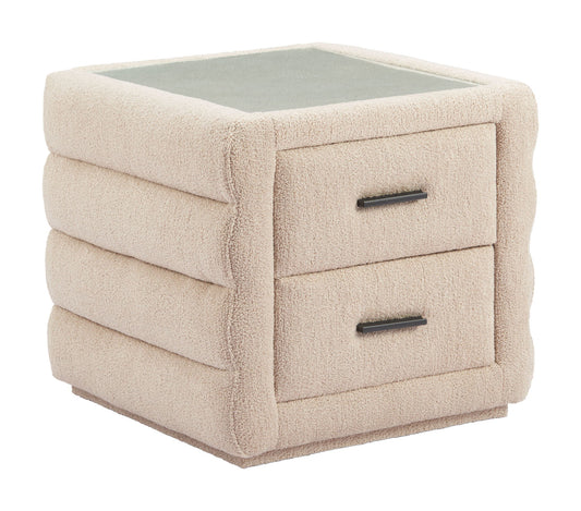 Soffice - Nightstand - Beige