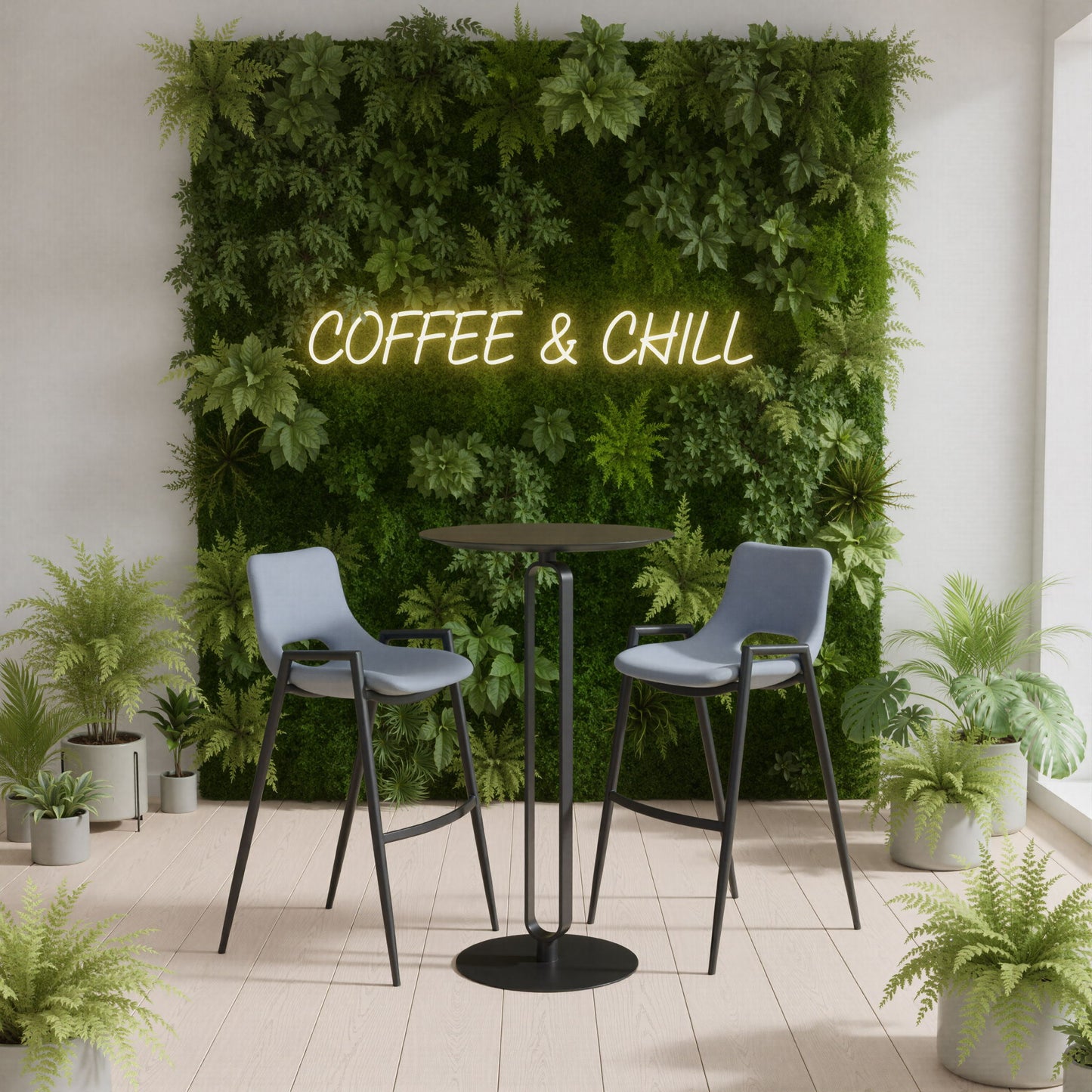 Desi - Bar Chair (Set of 2) - Black