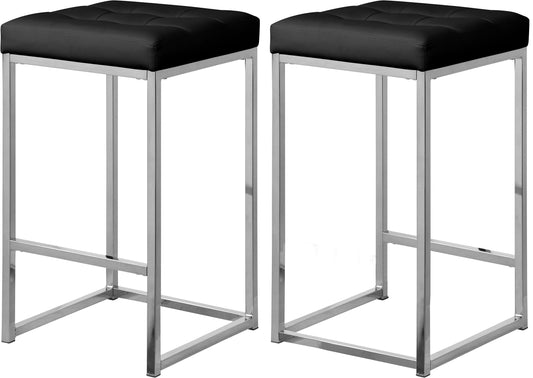 Nicola - Faux Leather Stool (Set of 2)