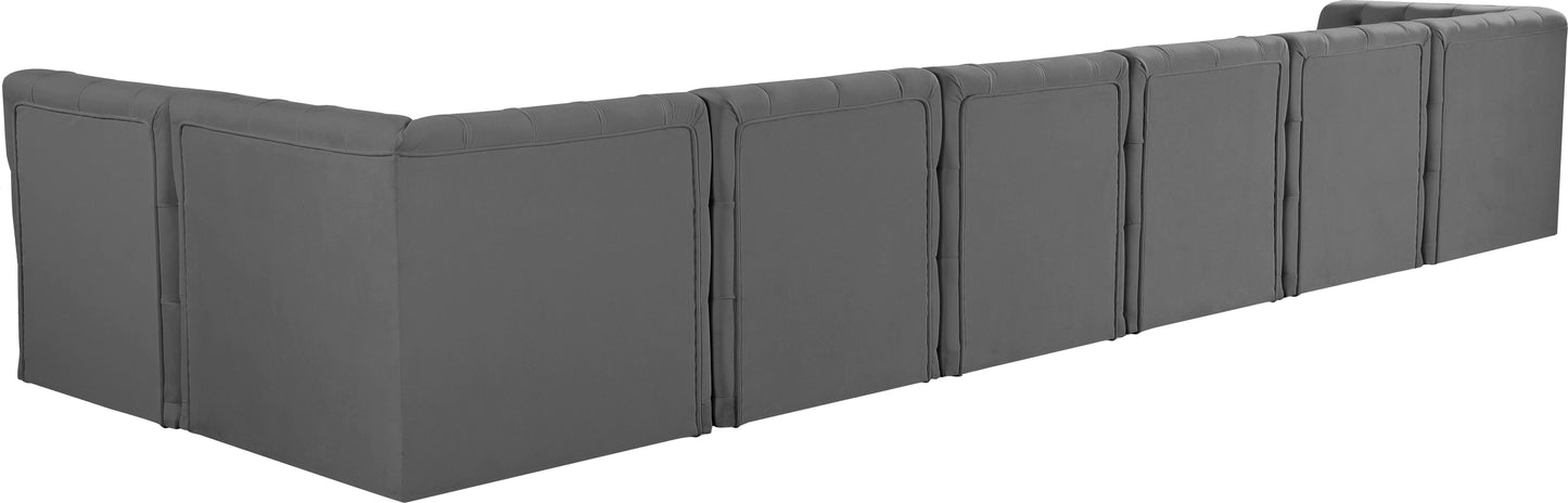 Tuft - Modular Sectional 7 Piece - Gray