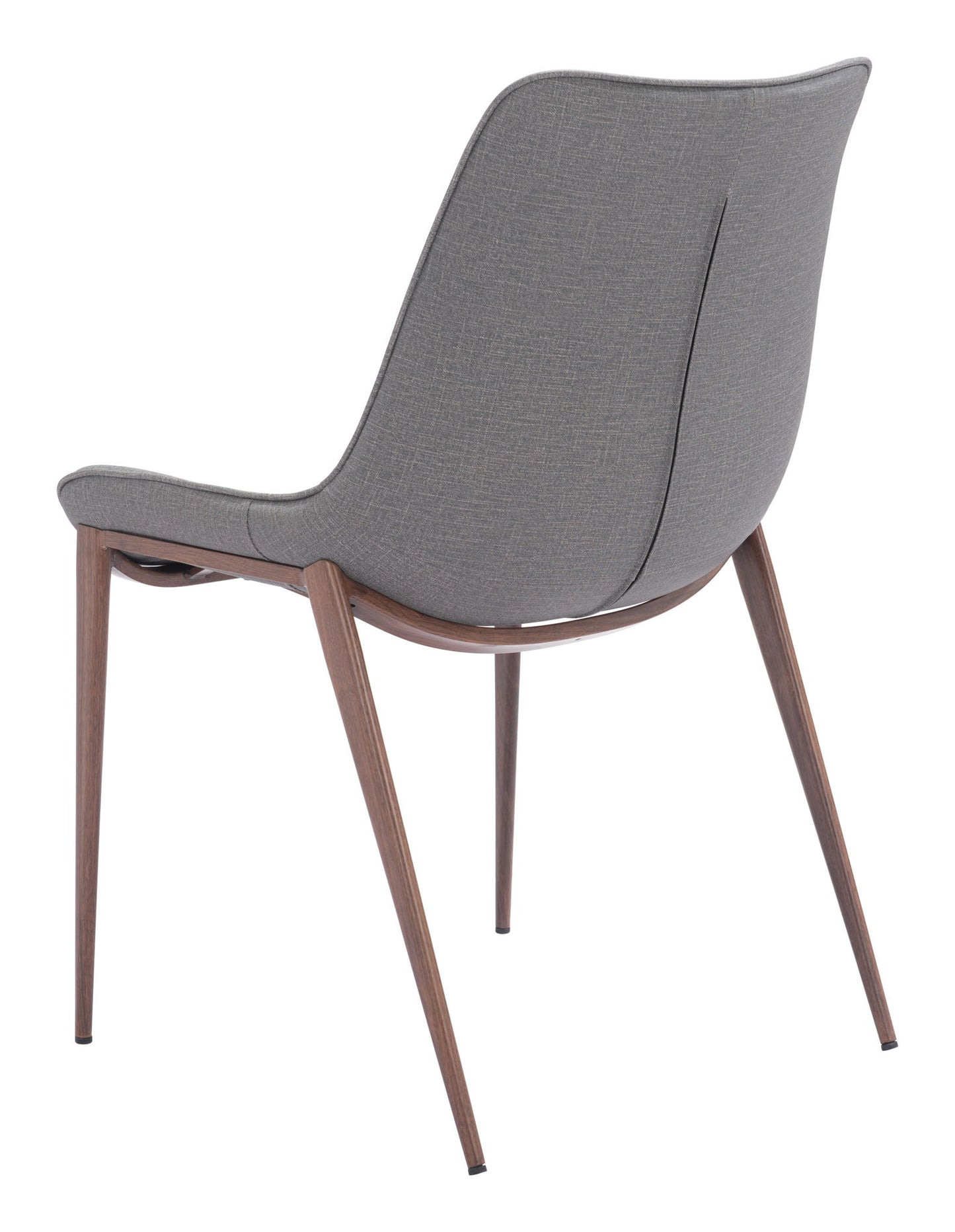 Magnus - Dining Chair (Set of 2) - Slate Gray / Walnut