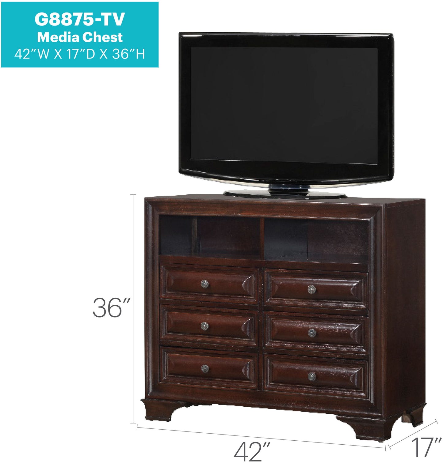 Glory Furniture - LaVita - TV Media Chest