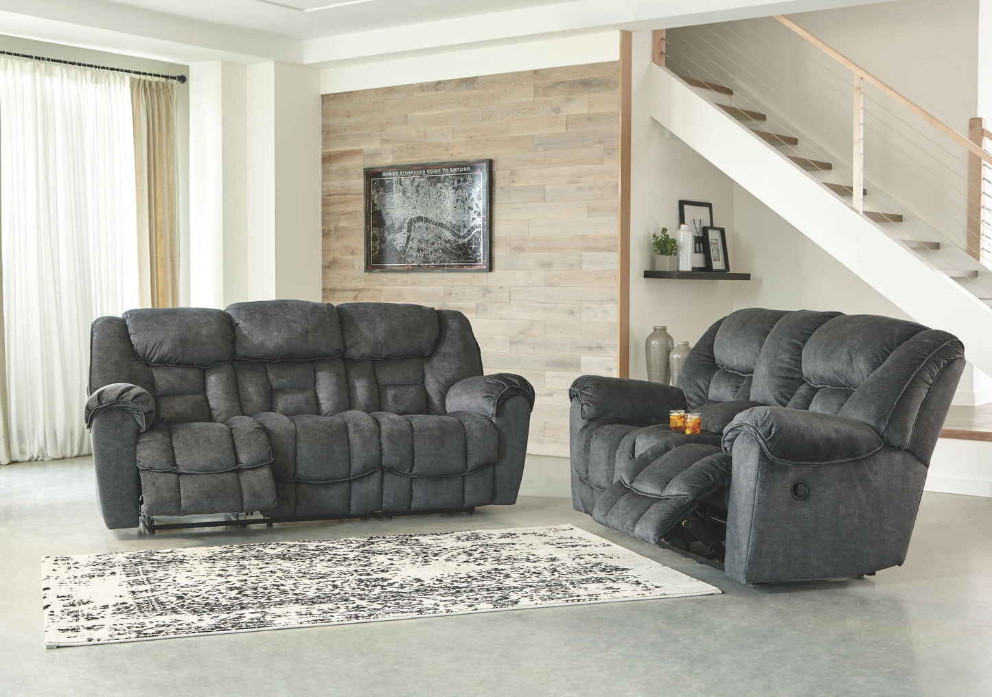 Capehorn - Granite - Reclining Sofa