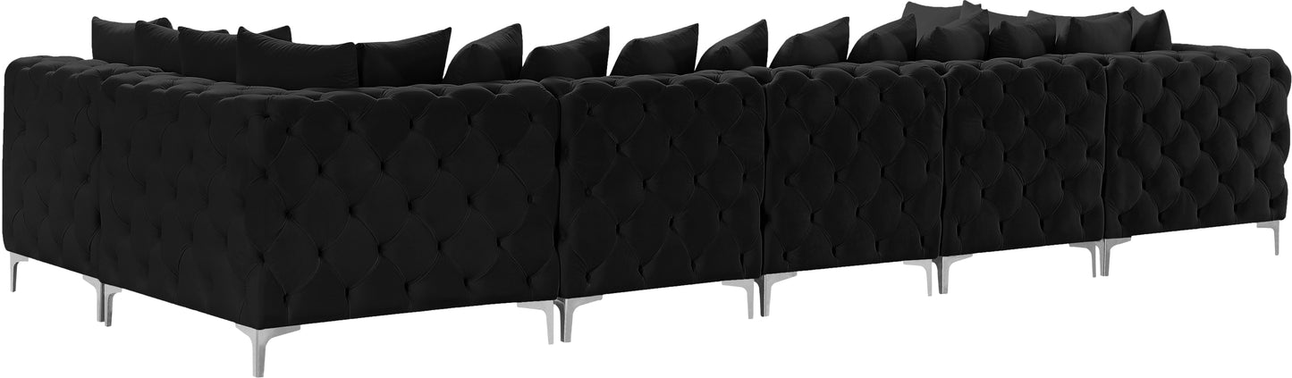 Tremblay - Modular Sectional 7 Piece - Black - Fabric