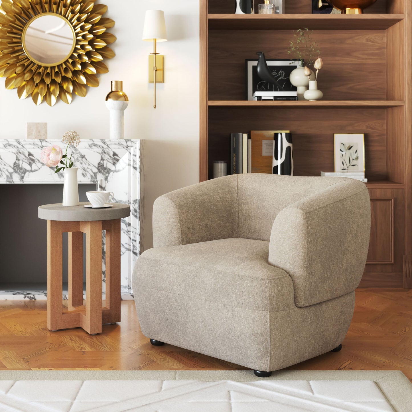 Bekker - Accent Chair - Golden Beige