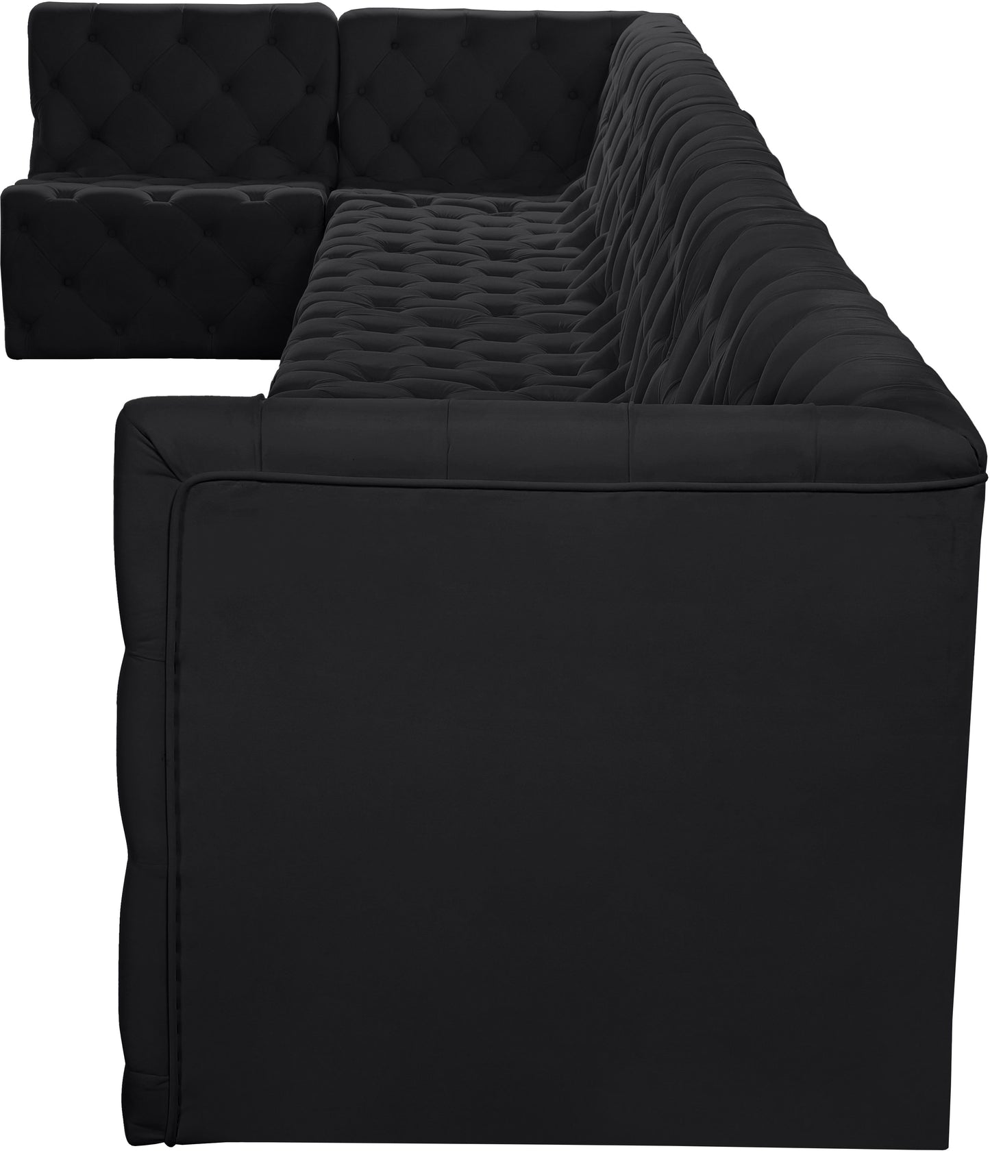 Tuft - Modular Sectional 8 Piece - Black