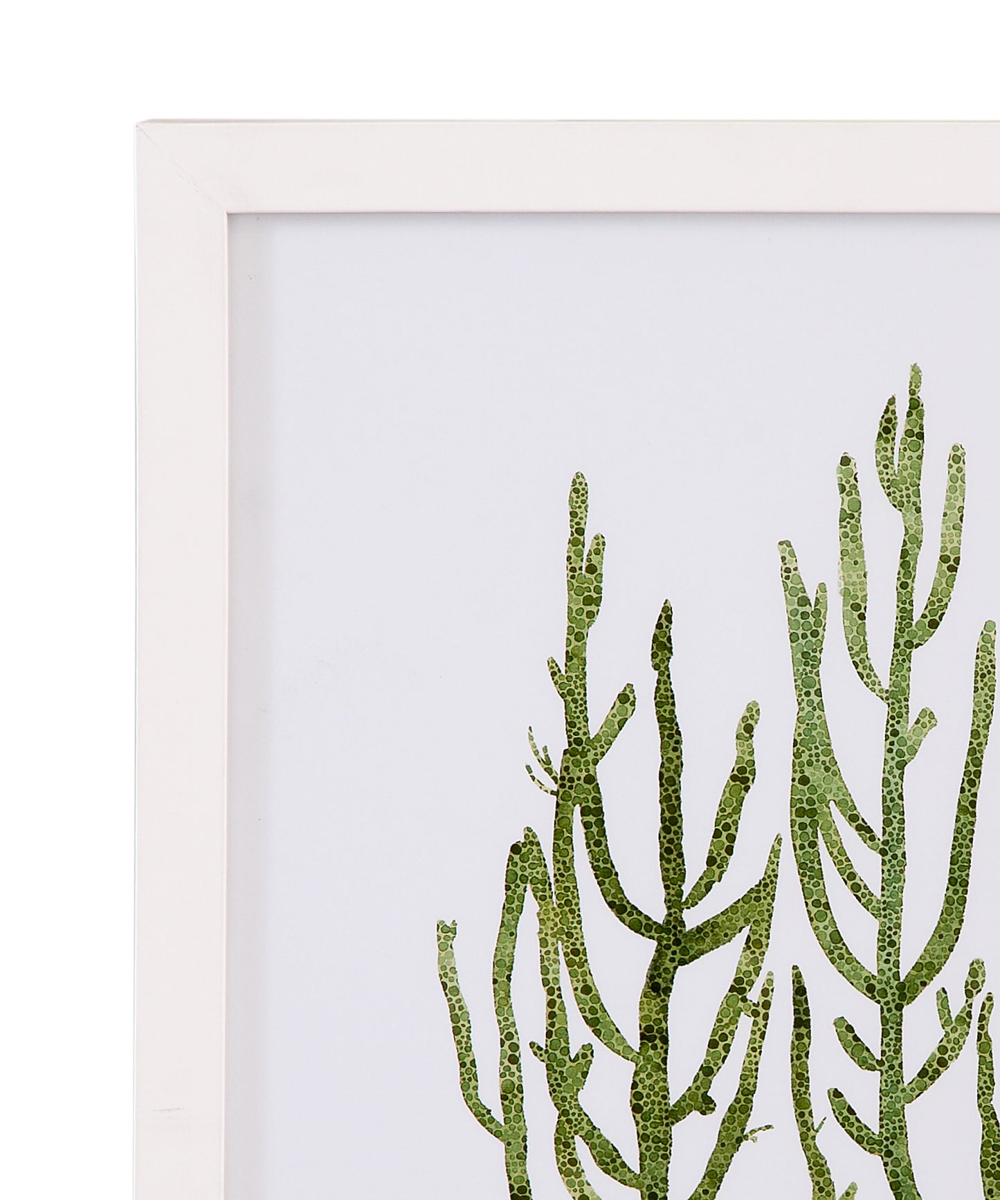 Coral Souvenirs III Framed Print - Green