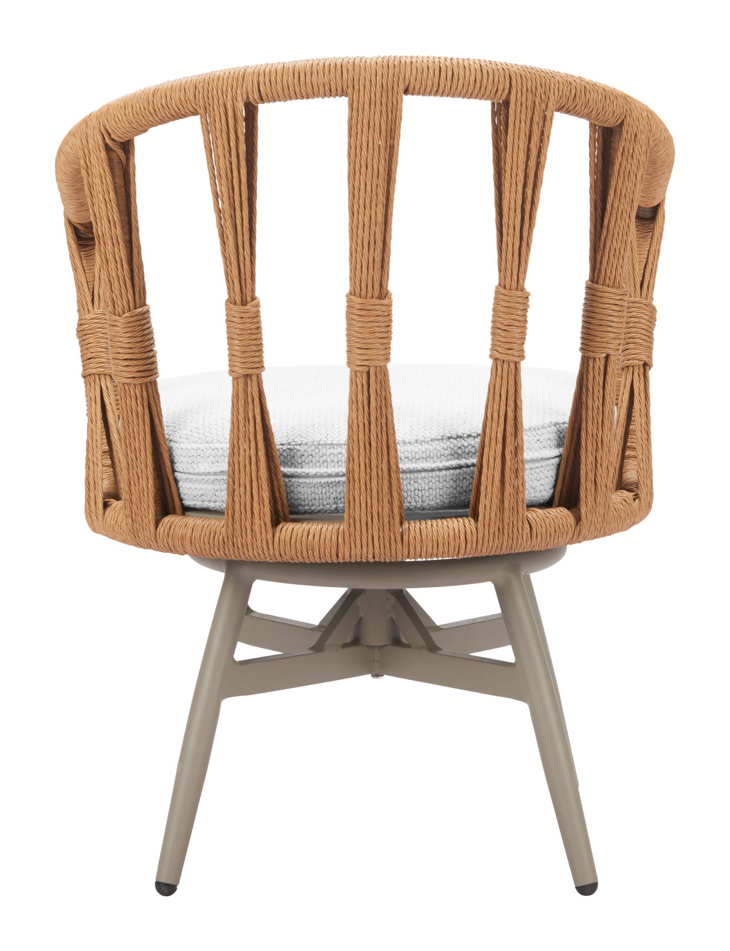 Safal - Outdoor Swivel Dining Chair - Multicolor