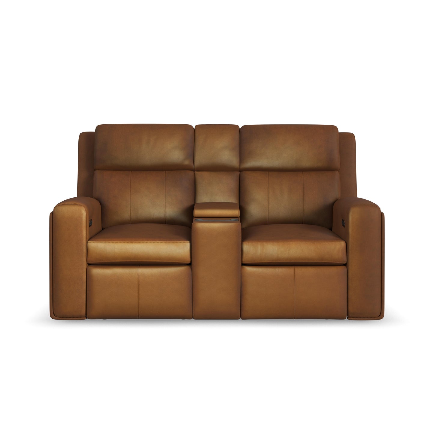 Wyatt - Power Reclining Loveseat With Console & Power Headrests & Lumbar