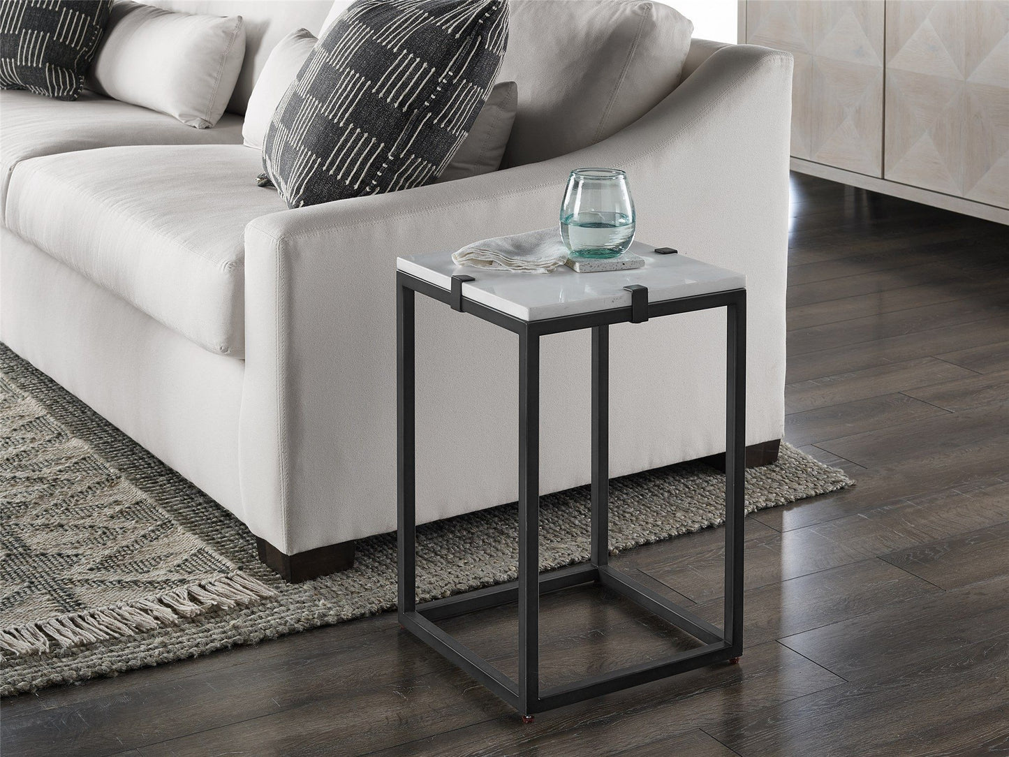 Modern Farmhouse - Archer Chairside Table - Black