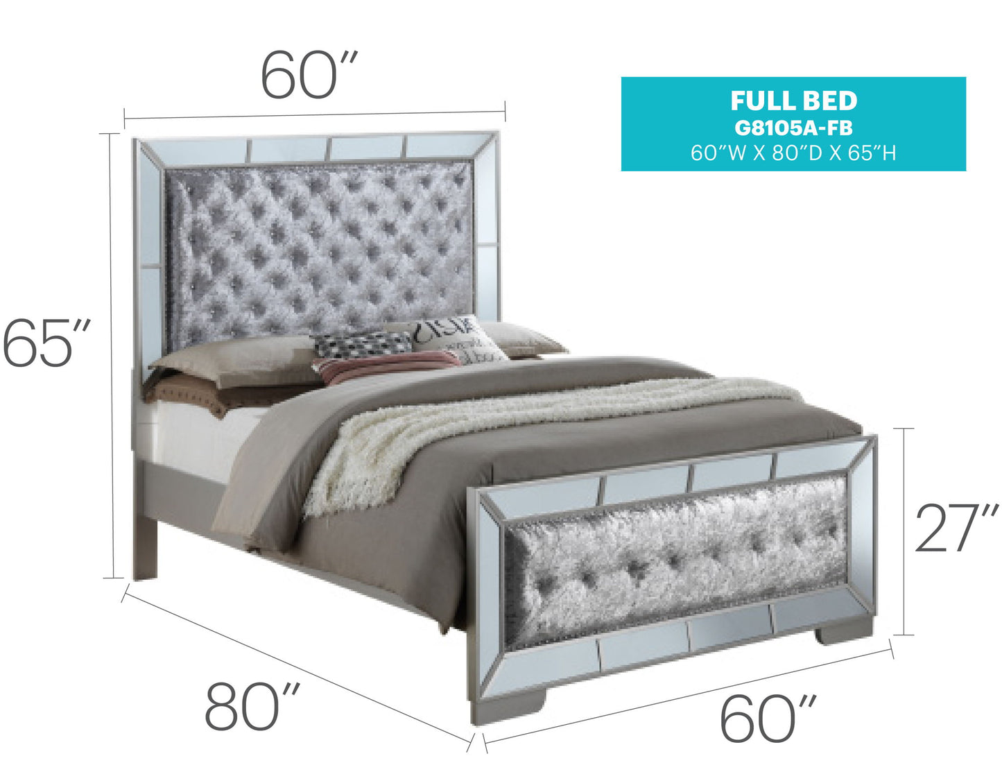 Glory Furniture - Hollywood Hills - Bed