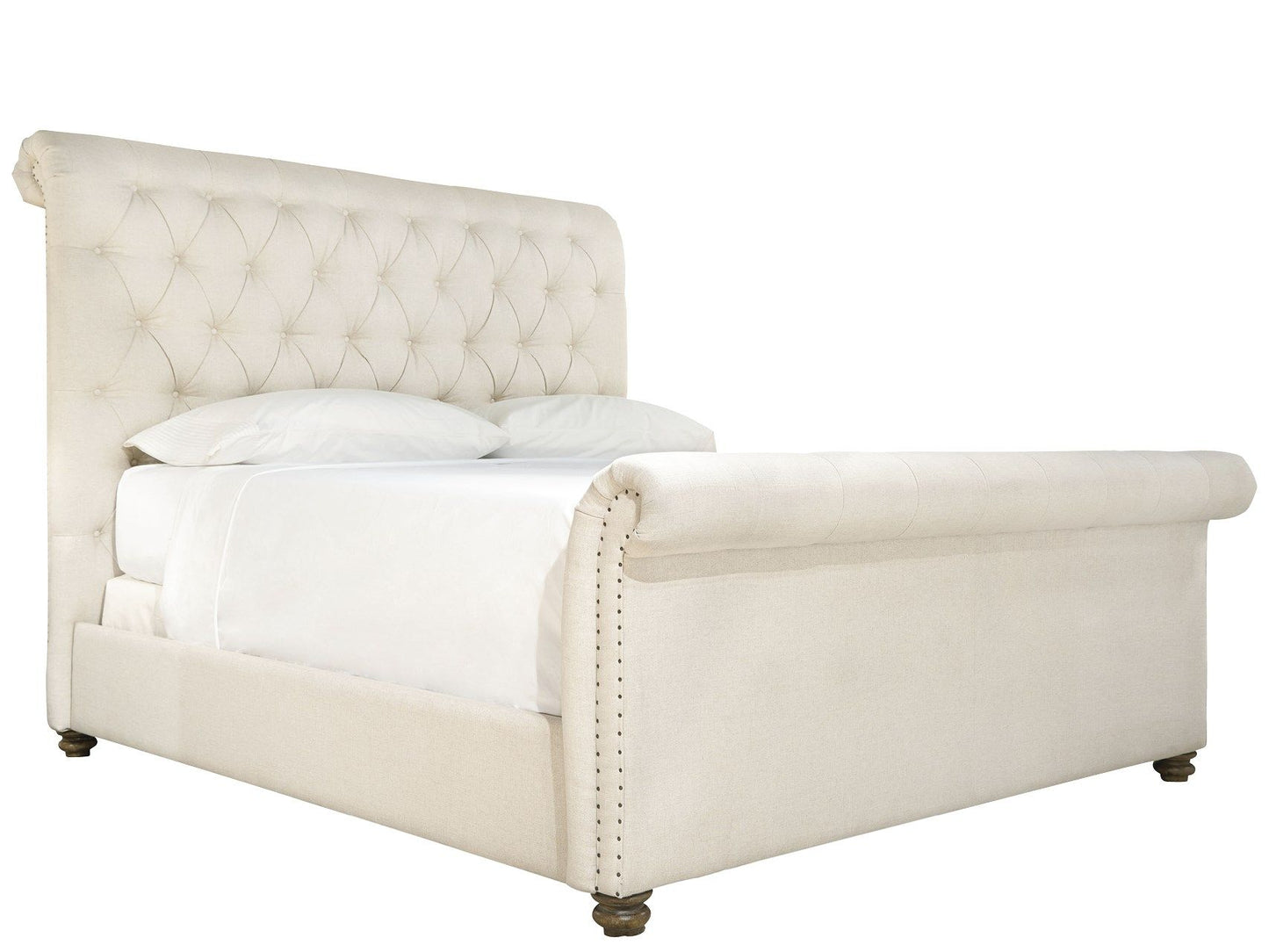 Curated - The Boho Chic King Bed - White