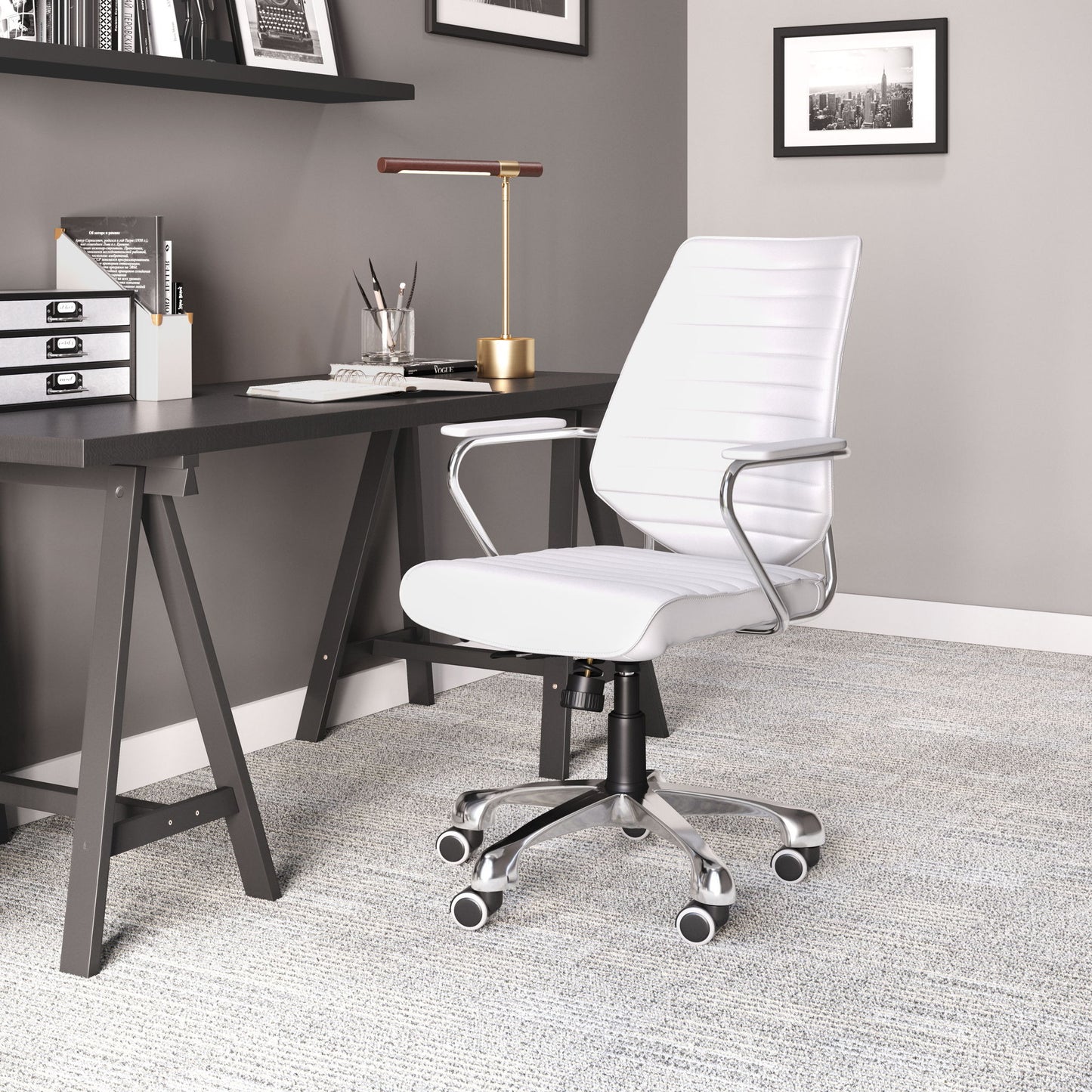 Enterprise - Low Back Office Chair - White