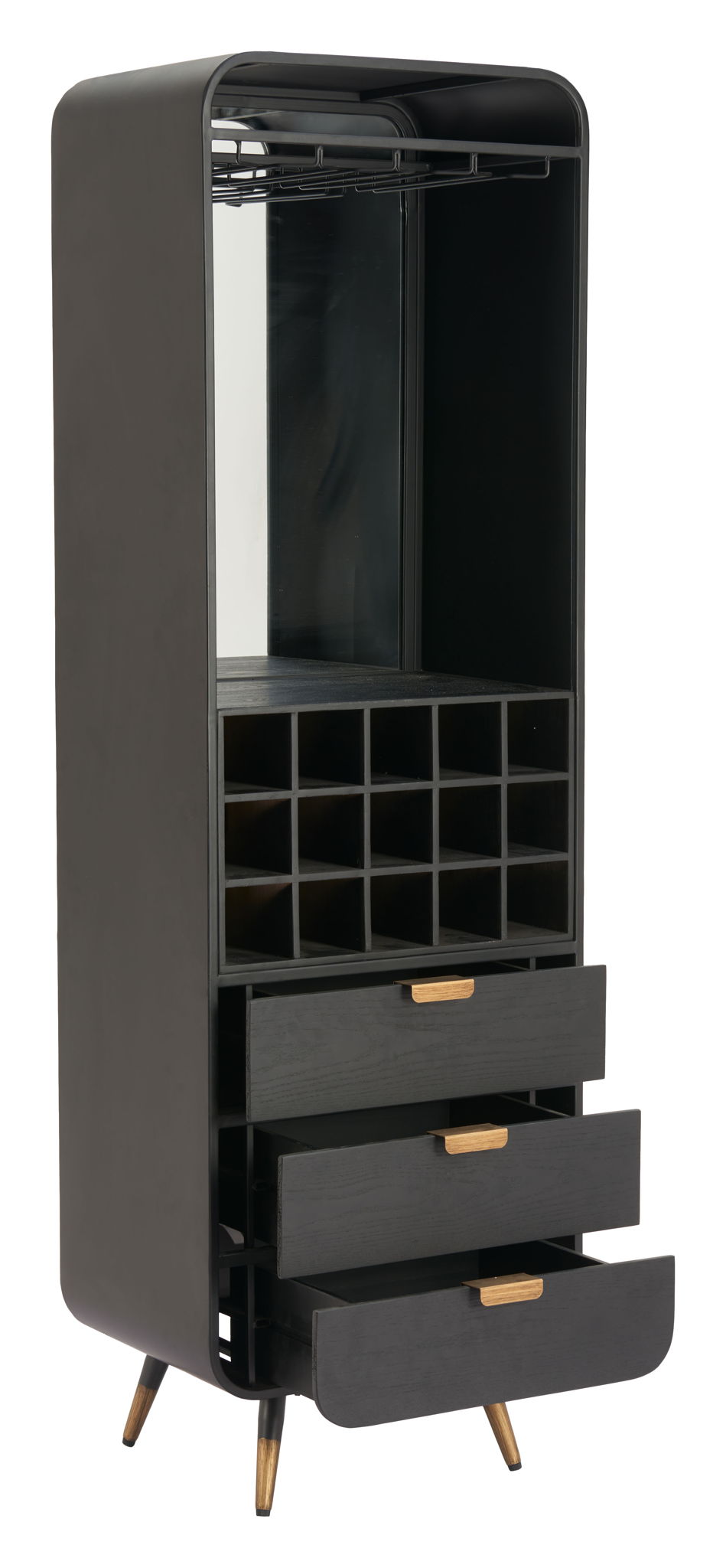 Magara - Bar Cabinet - Black
