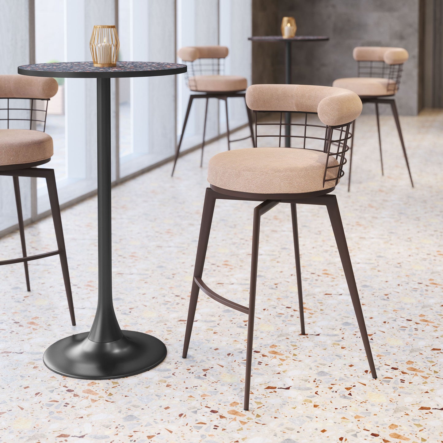 Saku - Swivel Barstool