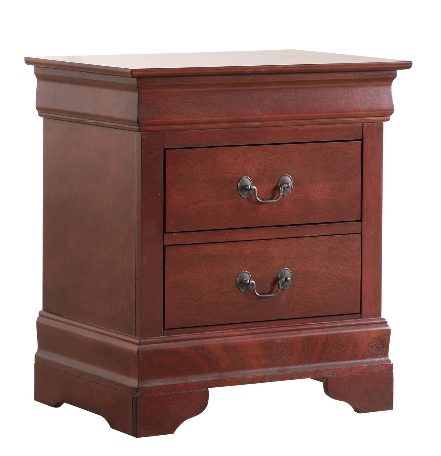 Glory Furniture - Louis Phillipe - 2 Drawer Nightstand