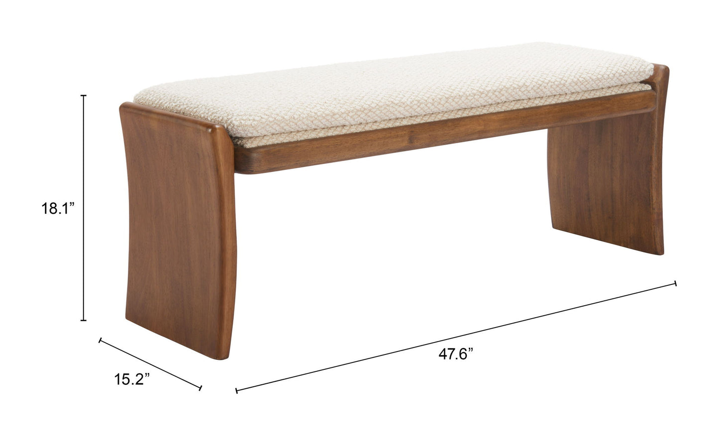 Lafa - Bench - Beige