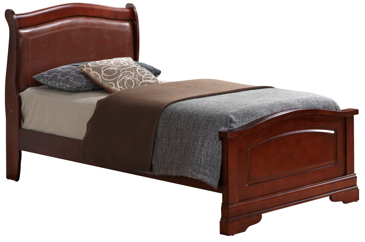 Glory Furniture - Louis Phillipe - Upholstered Bed