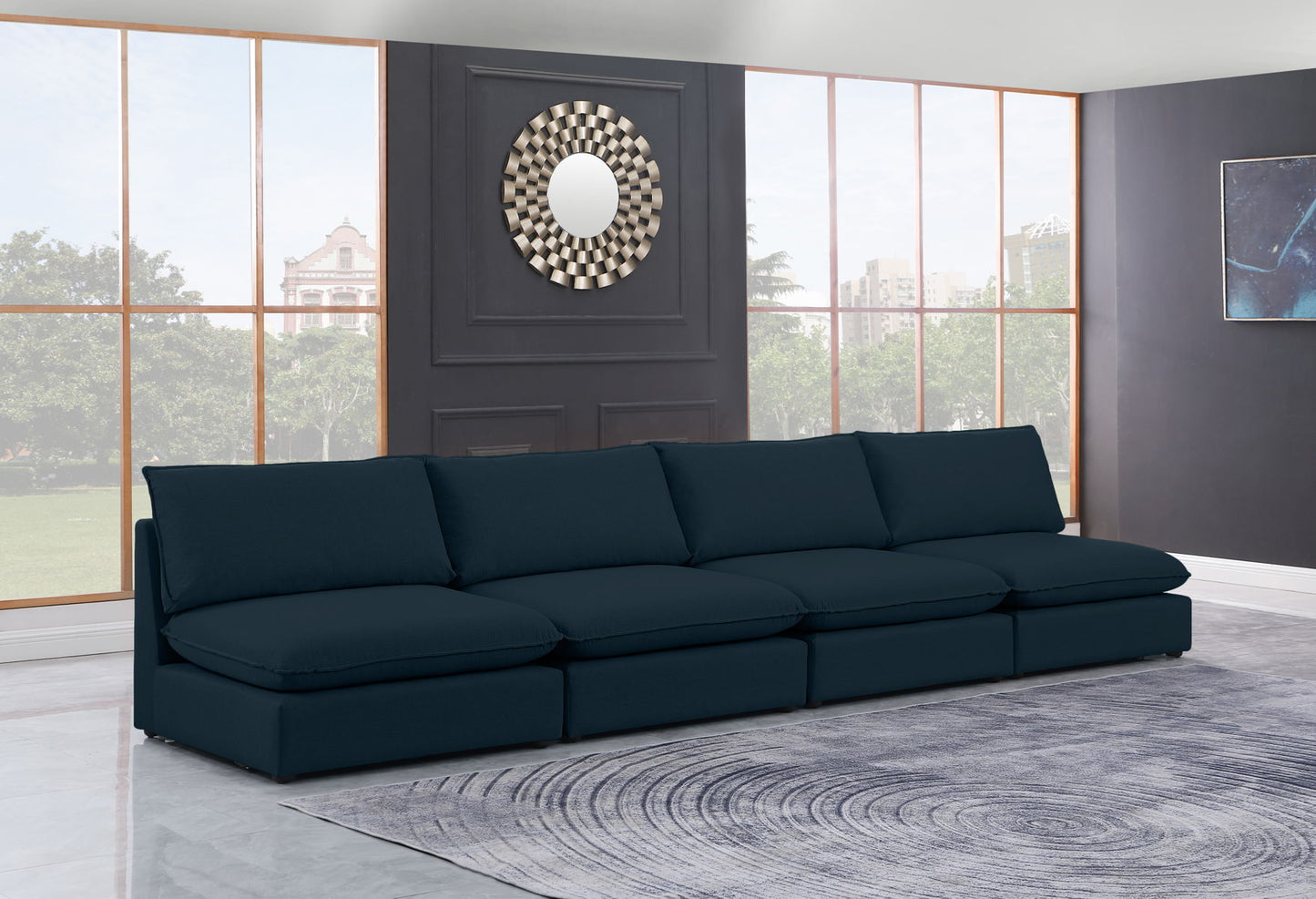 Mackenzie - Modular Sofa Armless - 4 Seats