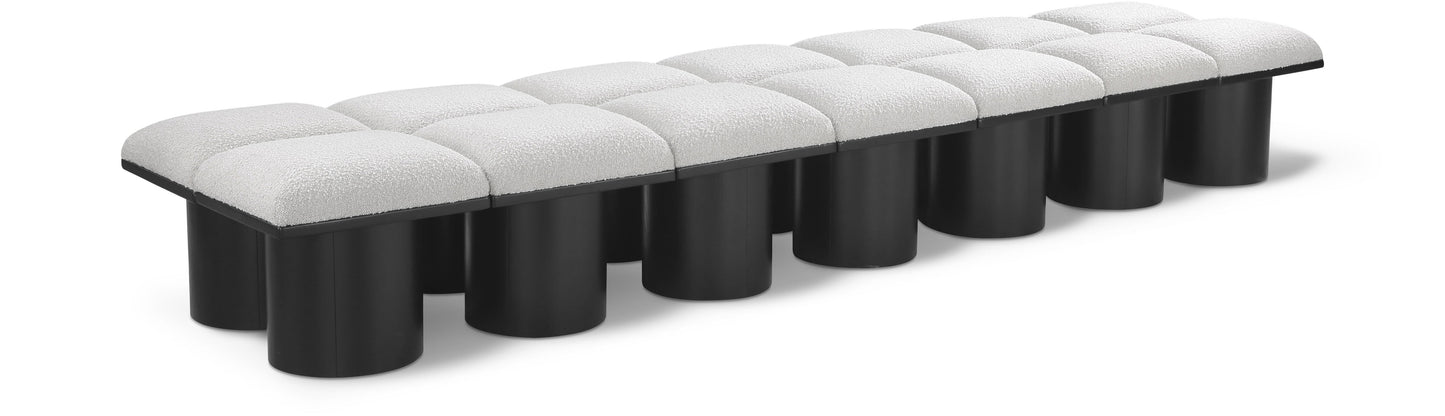 Pavilion - 14 Piece Modular Bench With Black Base
