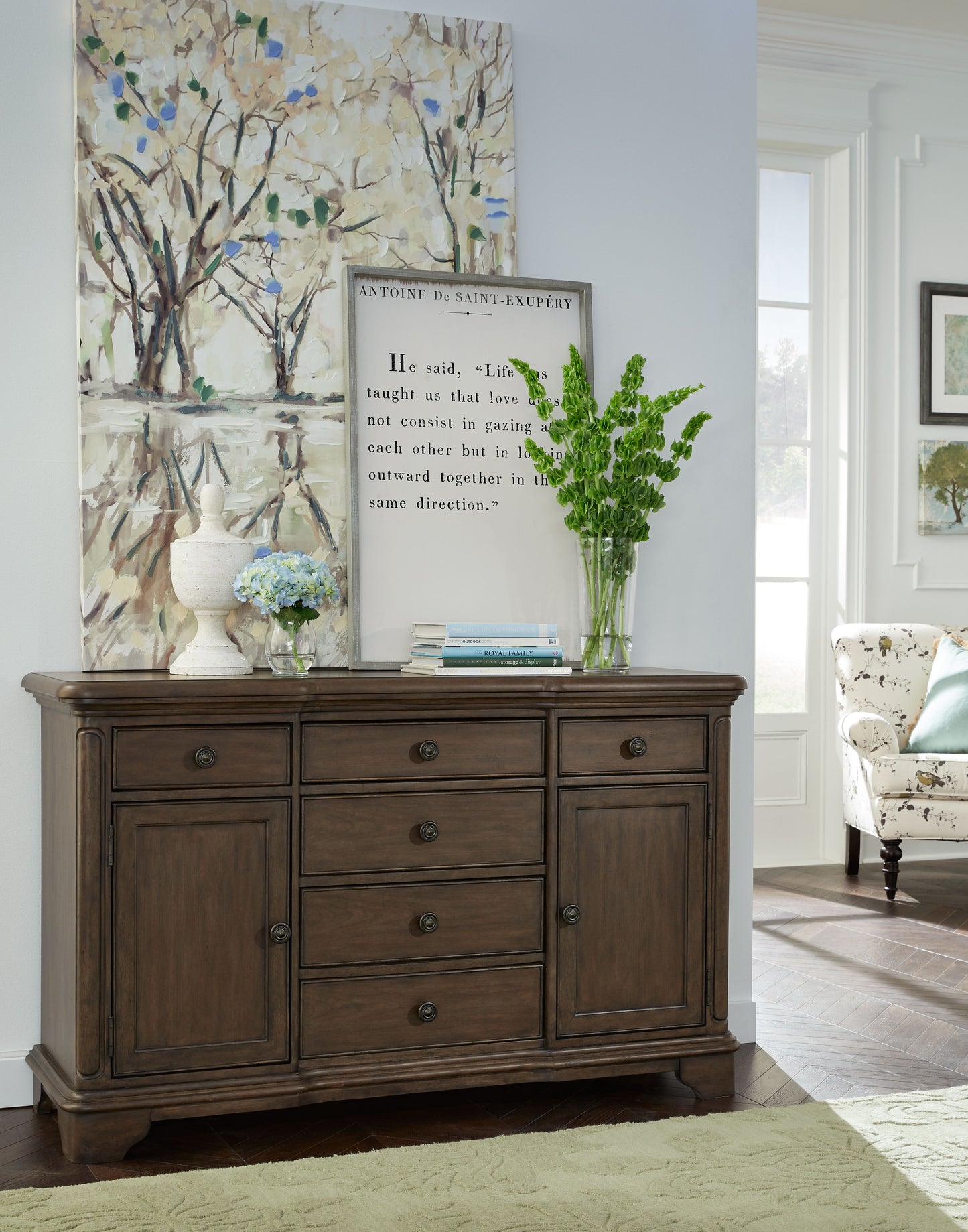 Stafford - Credenza - Dark Brown