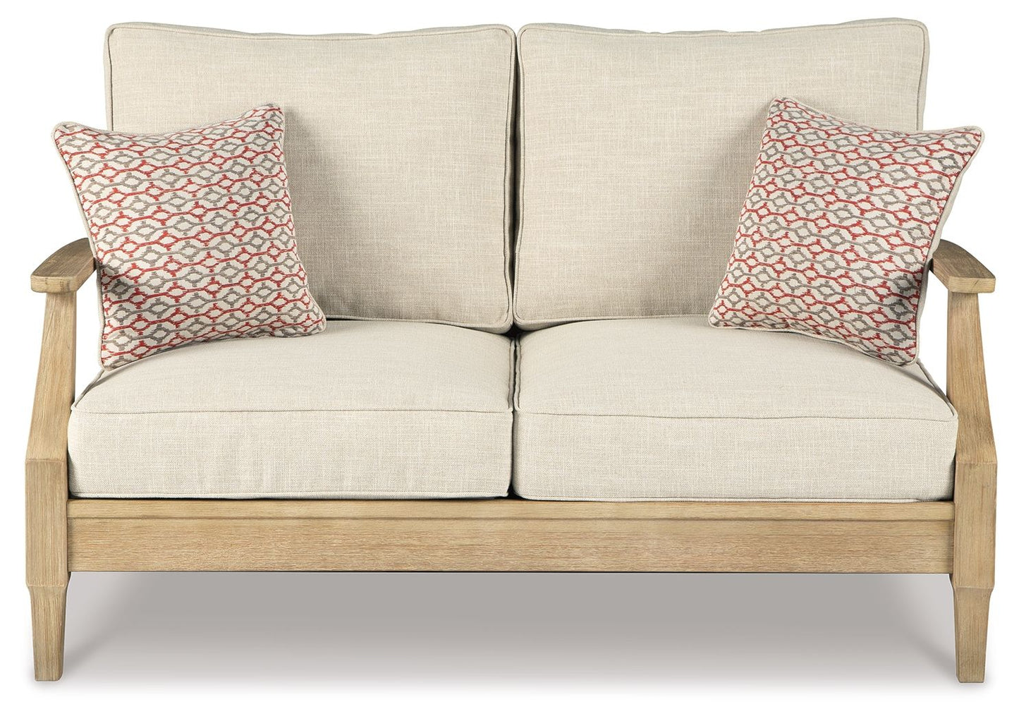 Clare - Beige - Loveseat W/Cushion