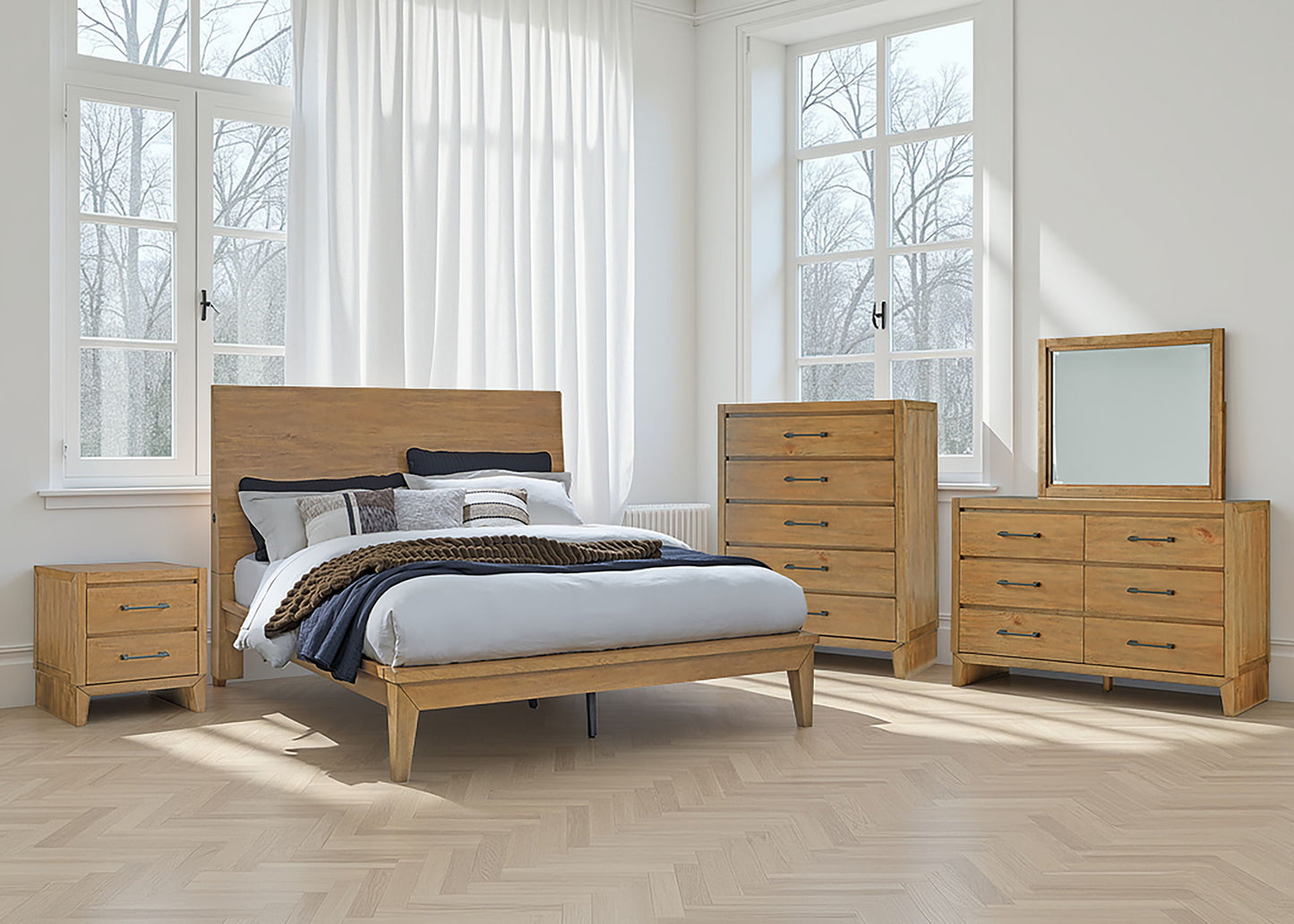 Sherbana - Panel Bed