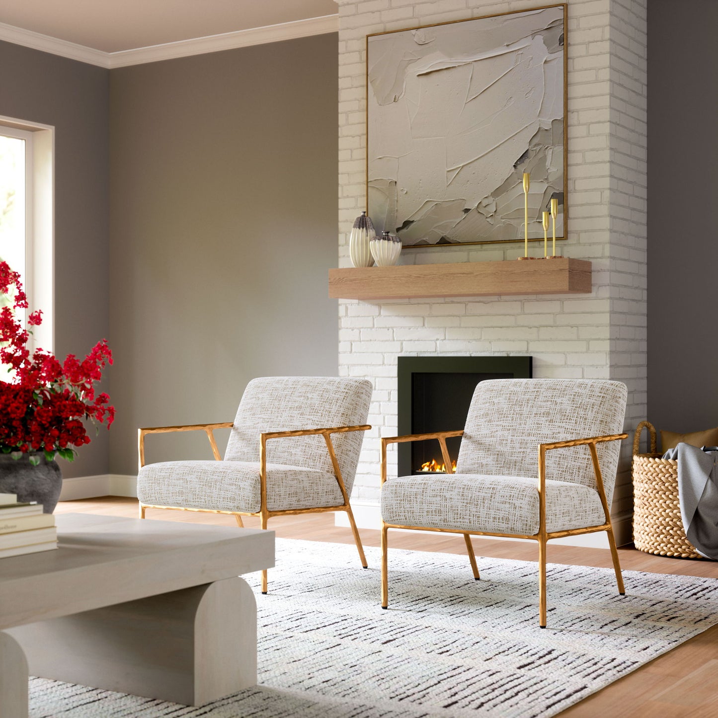 Norrebro - Accent Chair - Beige Frost