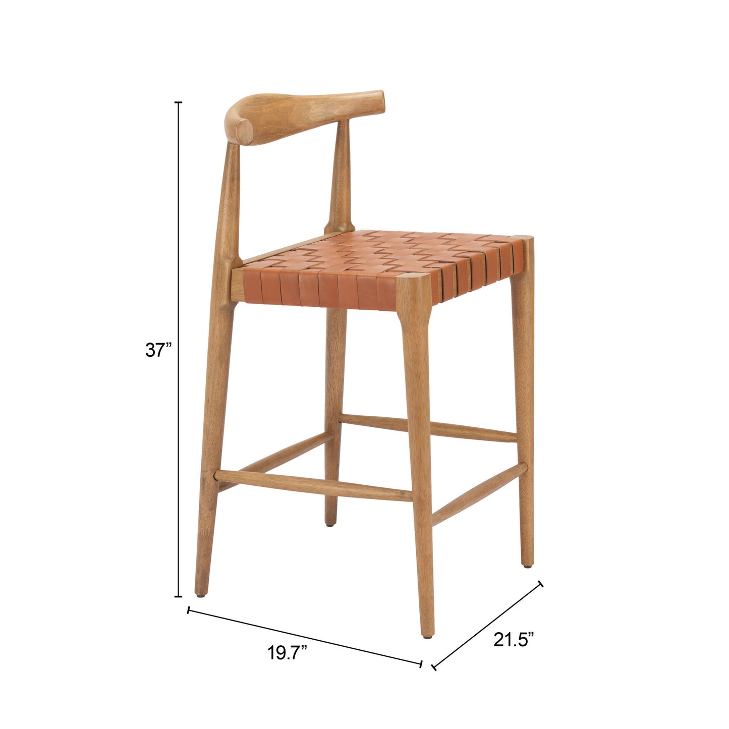 Bandani - Counter Stool (Set of 2) - Tan