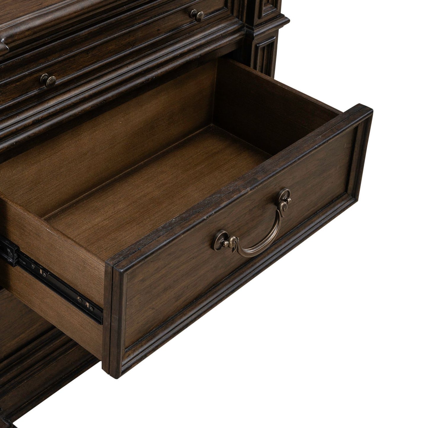 Provence Park - Nightstand With Charging Station - Brown