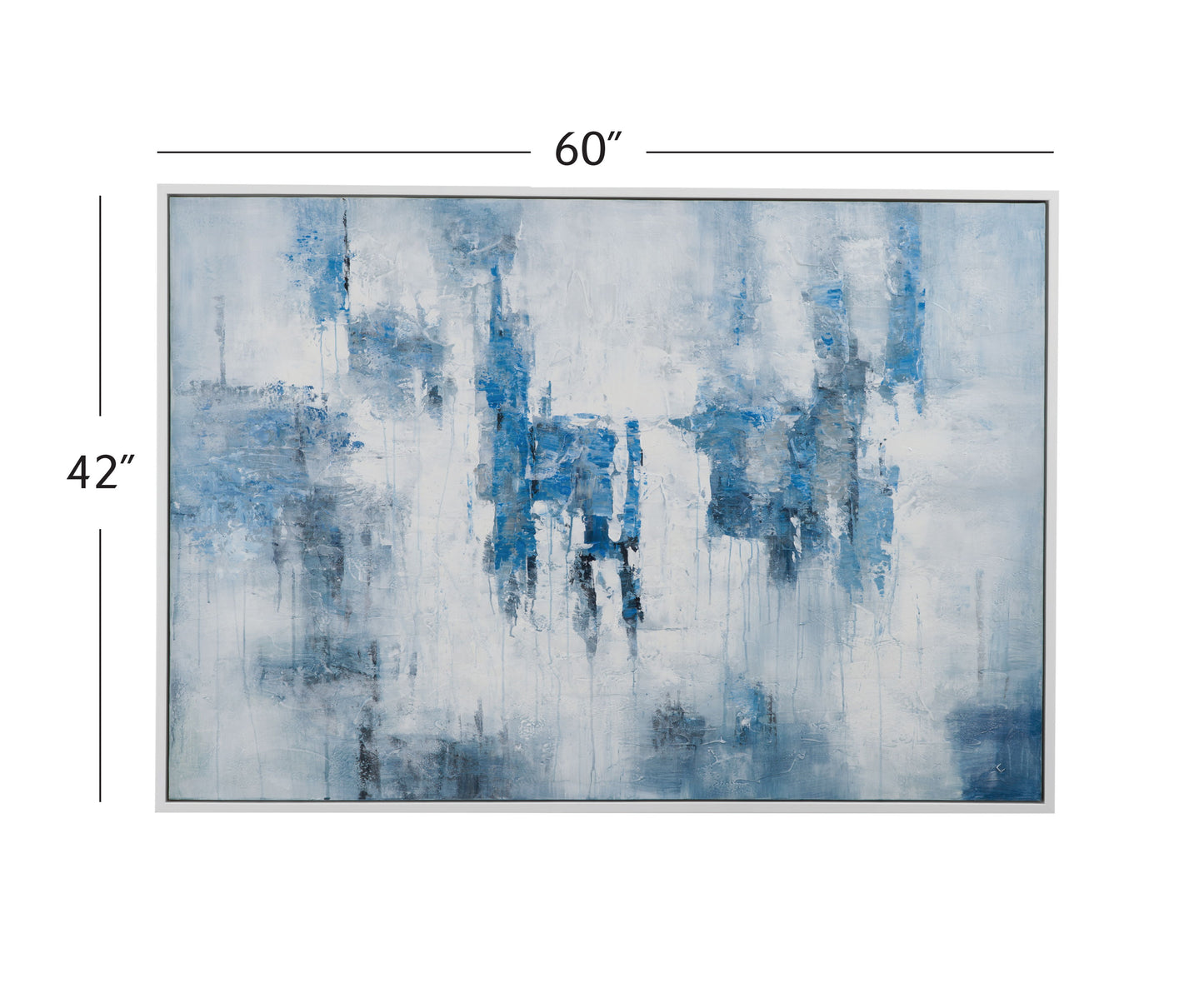 Perdido Framed Canvas - Blue