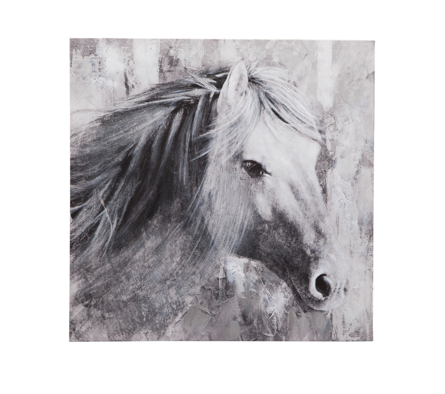 Meg Canvas Art - Dark Gray