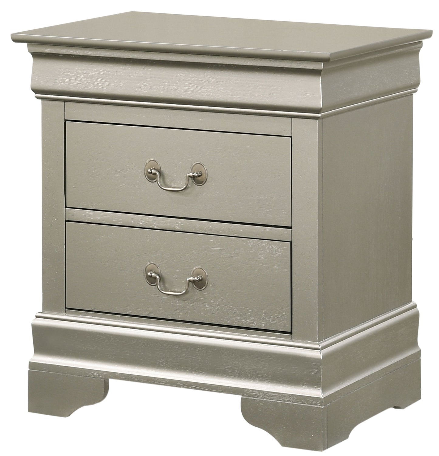 Glory Furniture - Louis Phillipe - 2 Drawer Nightstand