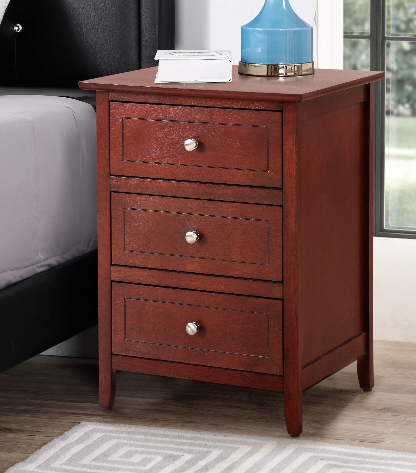 Glory Furniture - Daniel - 3 Drawer Nightstand