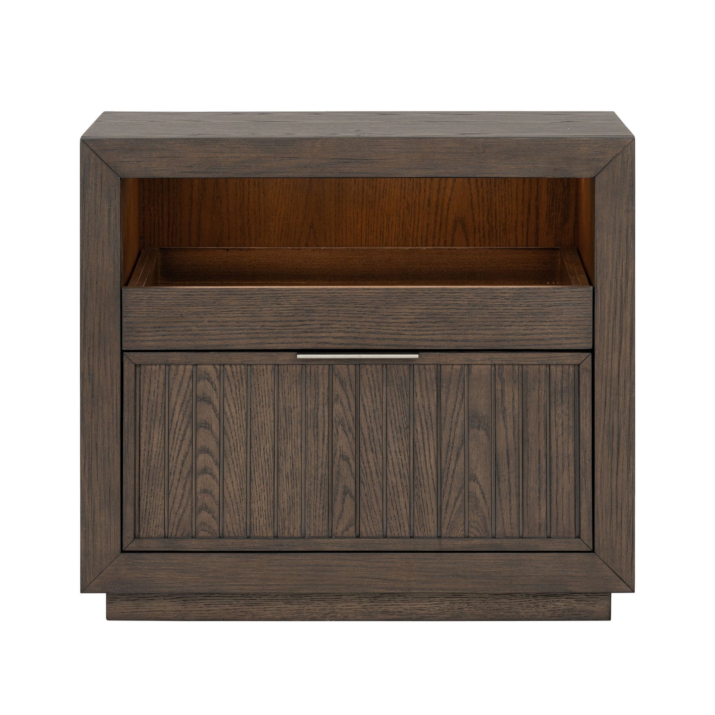 Athens - Open Nightstand - Dark Brown