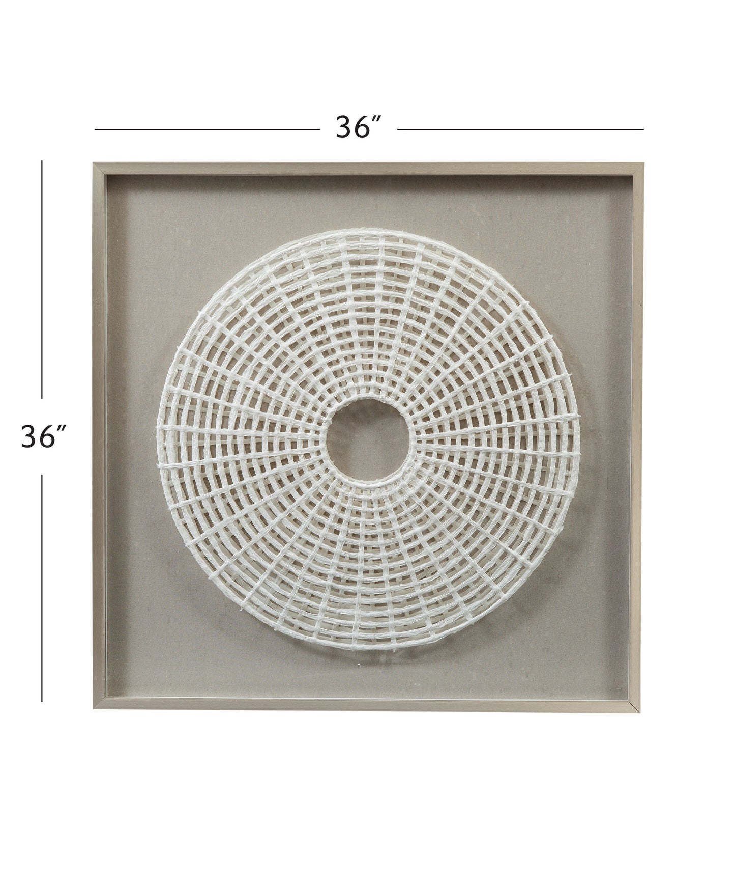 Palindrome Wall Hanging - Silver