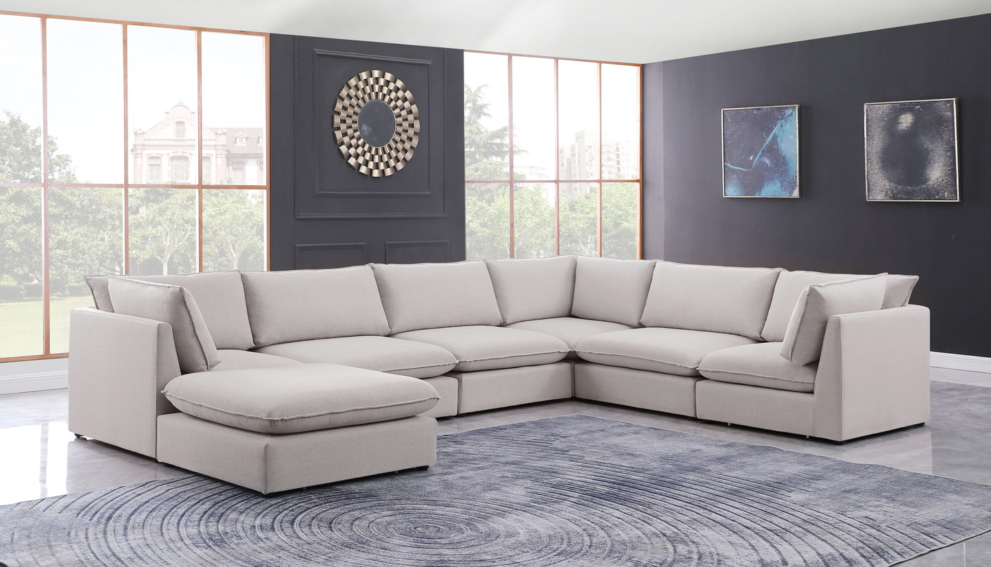 Mackenzie - Modular Sectional 7 Piece - Beige