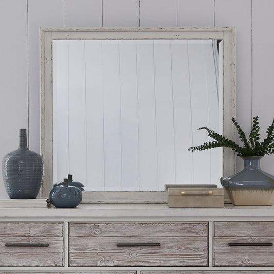 Backroads - Landscape Mirror - White