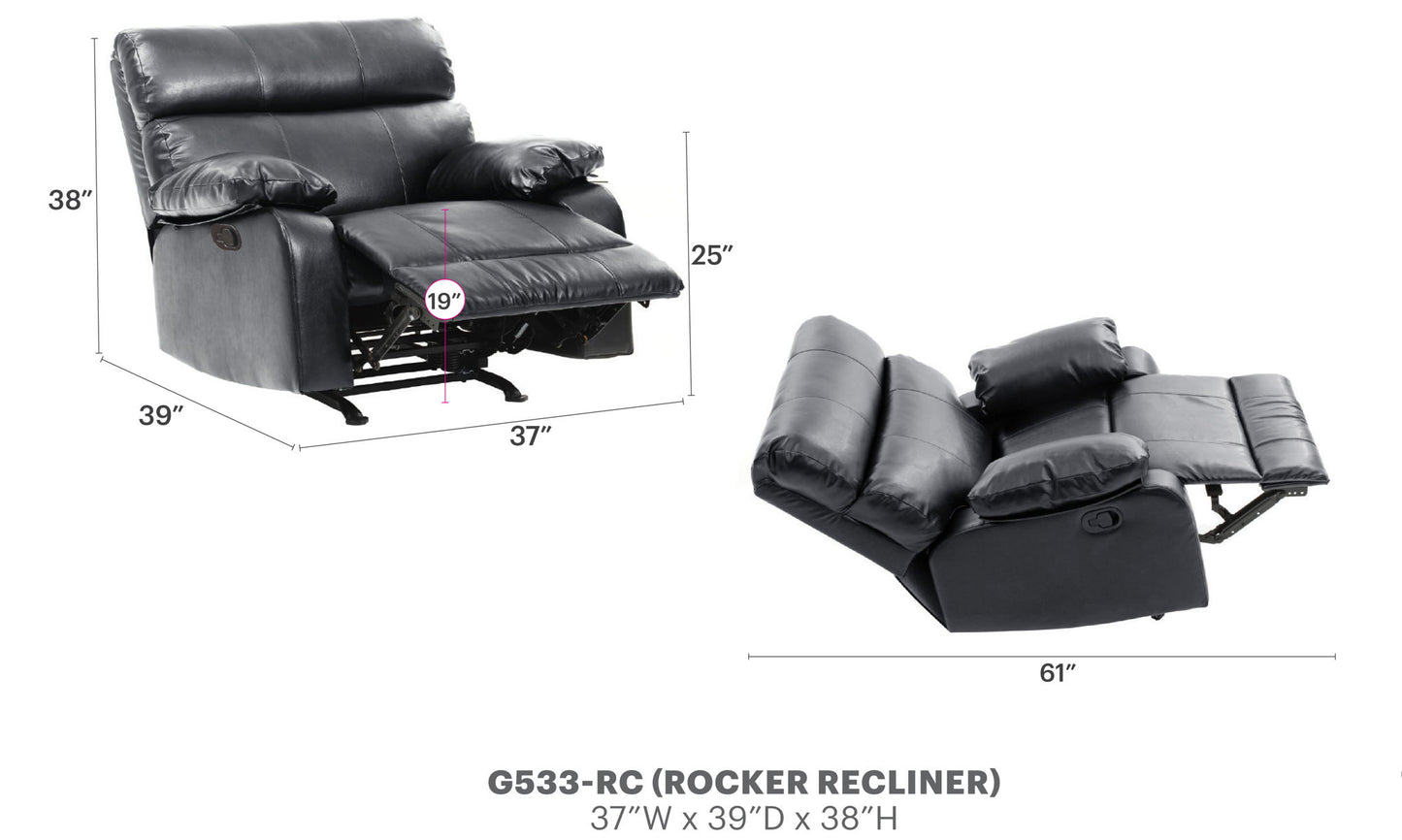Glory Furniture - Manny - Rocker Recliner