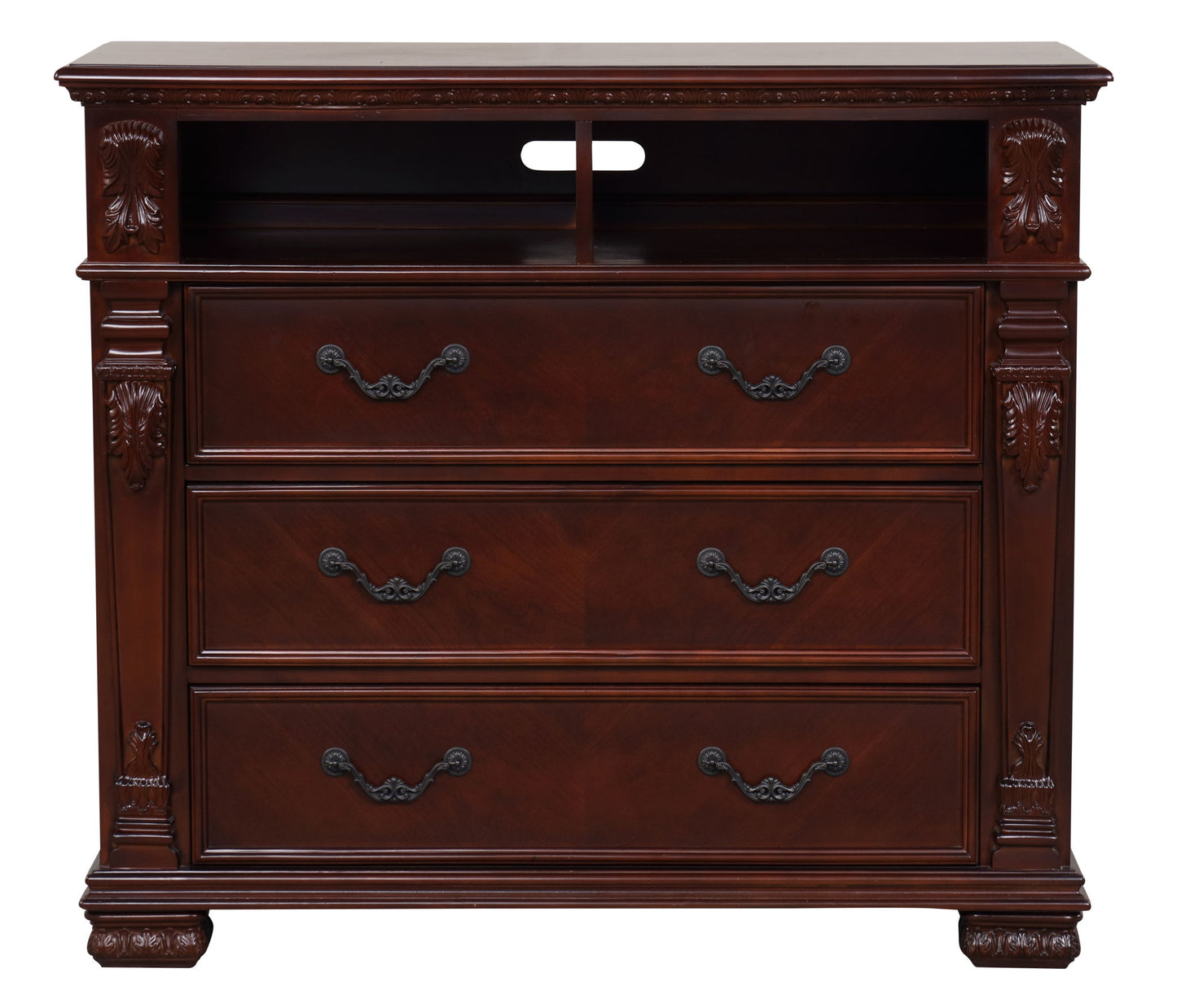 Lyndon - 3 Drawer Media Chest - Cherry