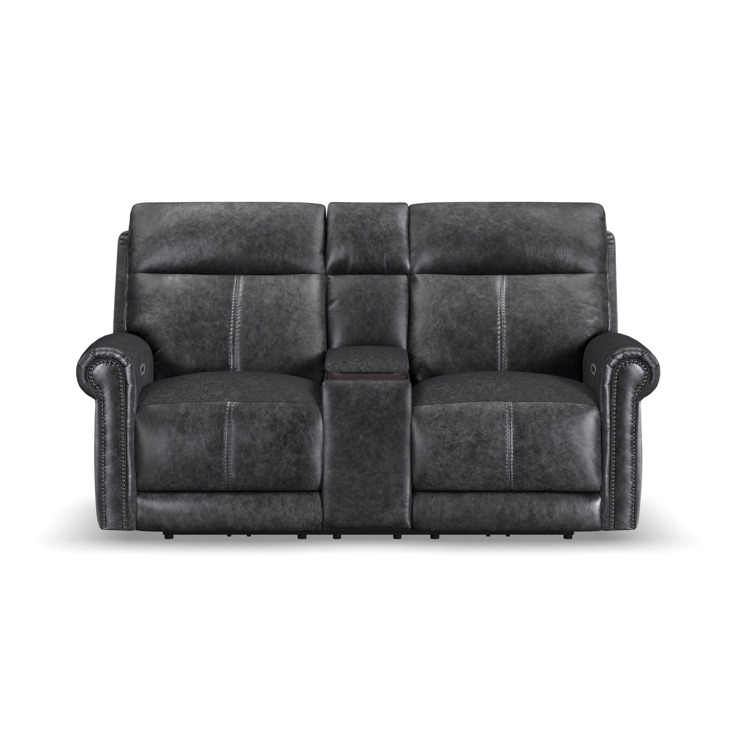 Alexander - Power Reclining Loveseat With Console, Power Headrest & Lumbar
