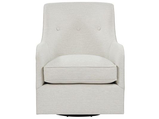 Mawyer - Swivel Chair, Special Order - Pearl Silver