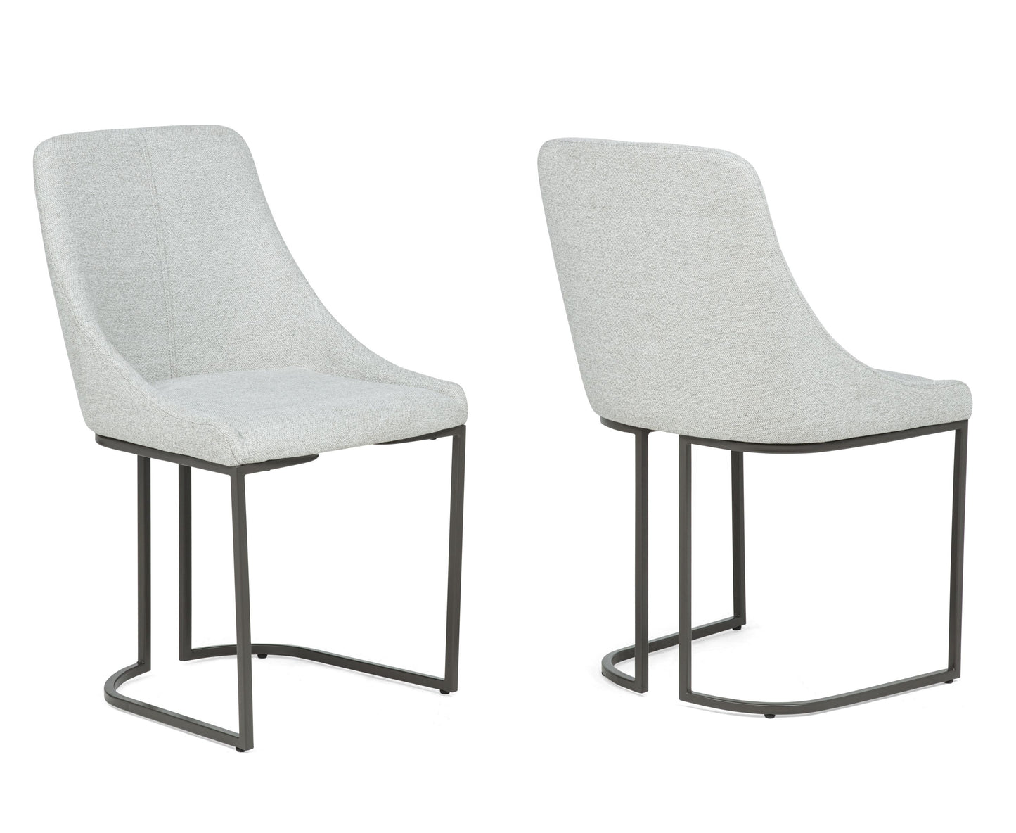 Verano - Dining Chair (Set of 2) - Dove / Black